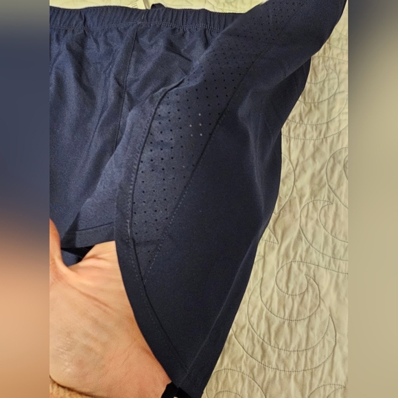 New Balance Navy Blue Polyester Active Shorts Women's Plus Size 2XL NWT - Picture 4 of 9